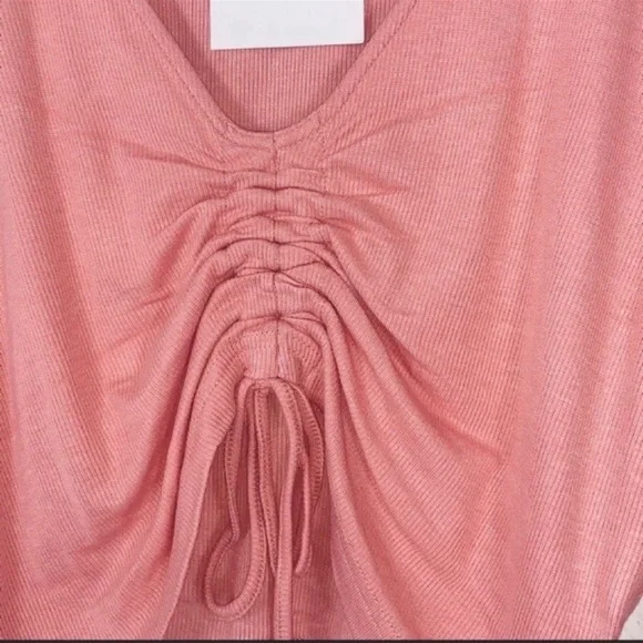 Jack BB Dakota Leia Rosetta pink bell sleeve top - Picture 4 of 8